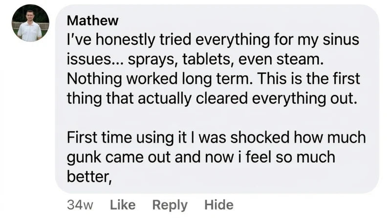 Customer testimonial
