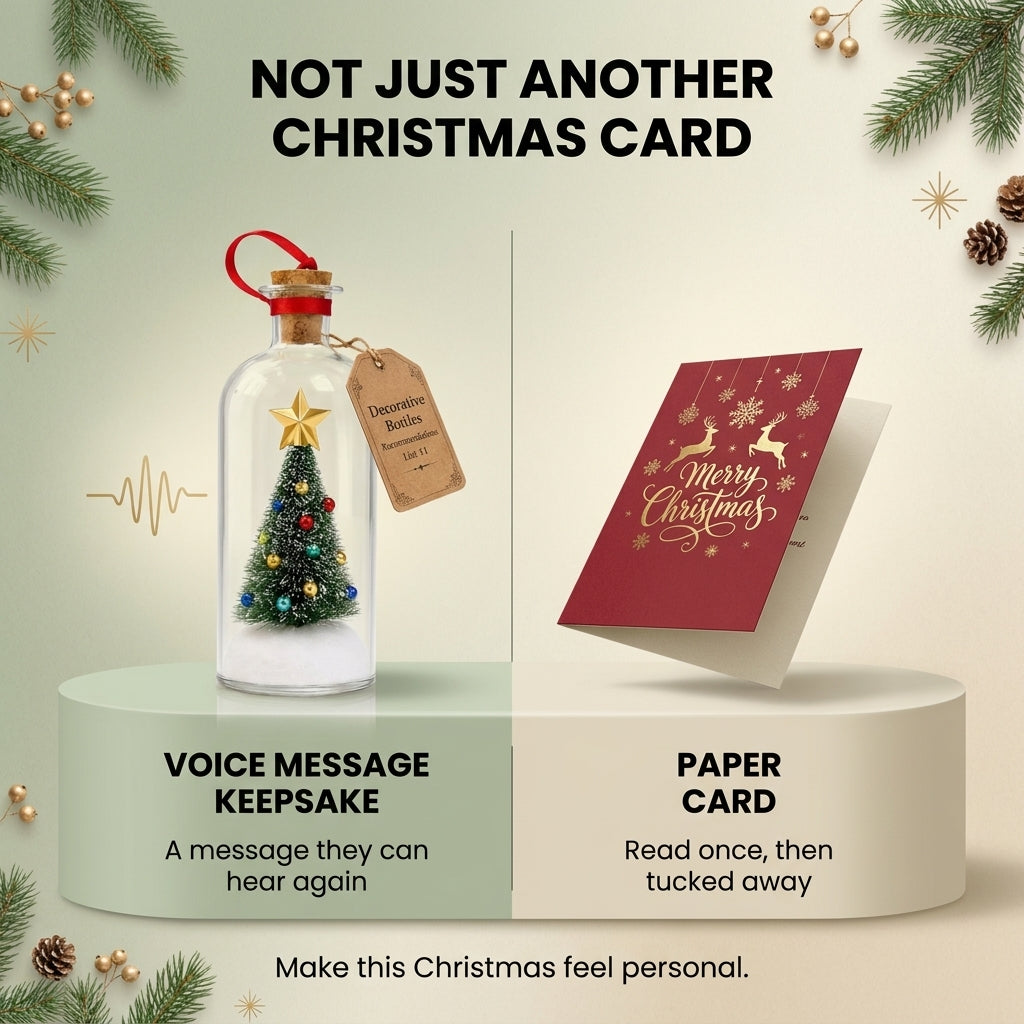 Joymoon™ Voice Recording Christmas Ornament